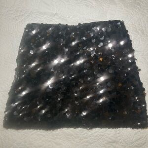 Abercrombie & Fitch Black Sequin Mini Skirt